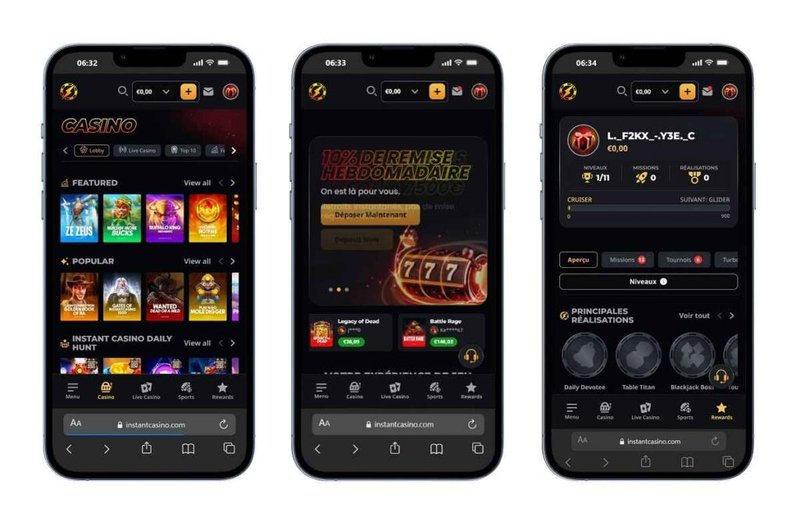 Un aperçu de instant casino site